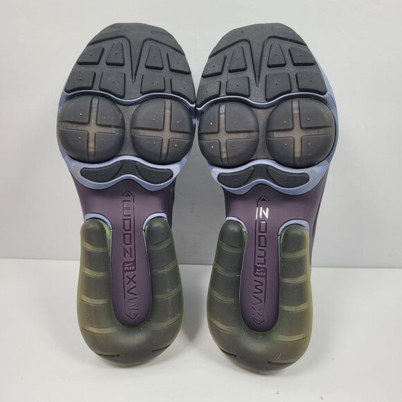 Nike Air Max ZM950 SAMPLE Men's Purple/Teal/Black Sneakers US Size 9 - Picture 7 of 9